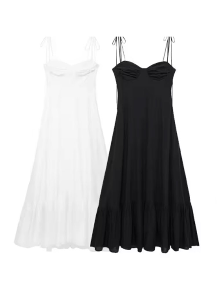 Summer Clothing Zara - 2024 Summer New Woman Dress Spaghetti