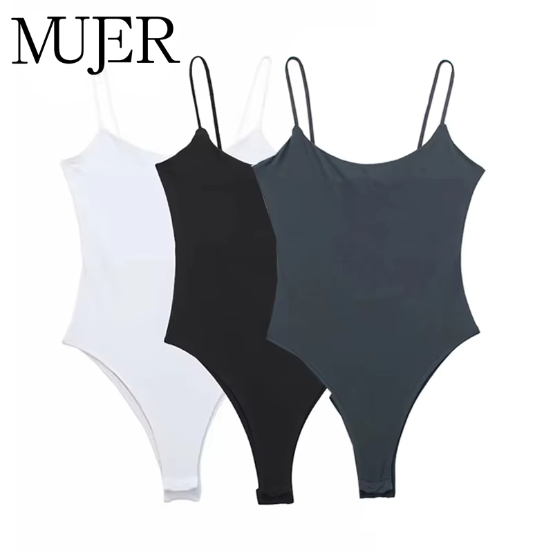 Summer Clothing Zara - MUJER White Black Body Woman Sleeveless