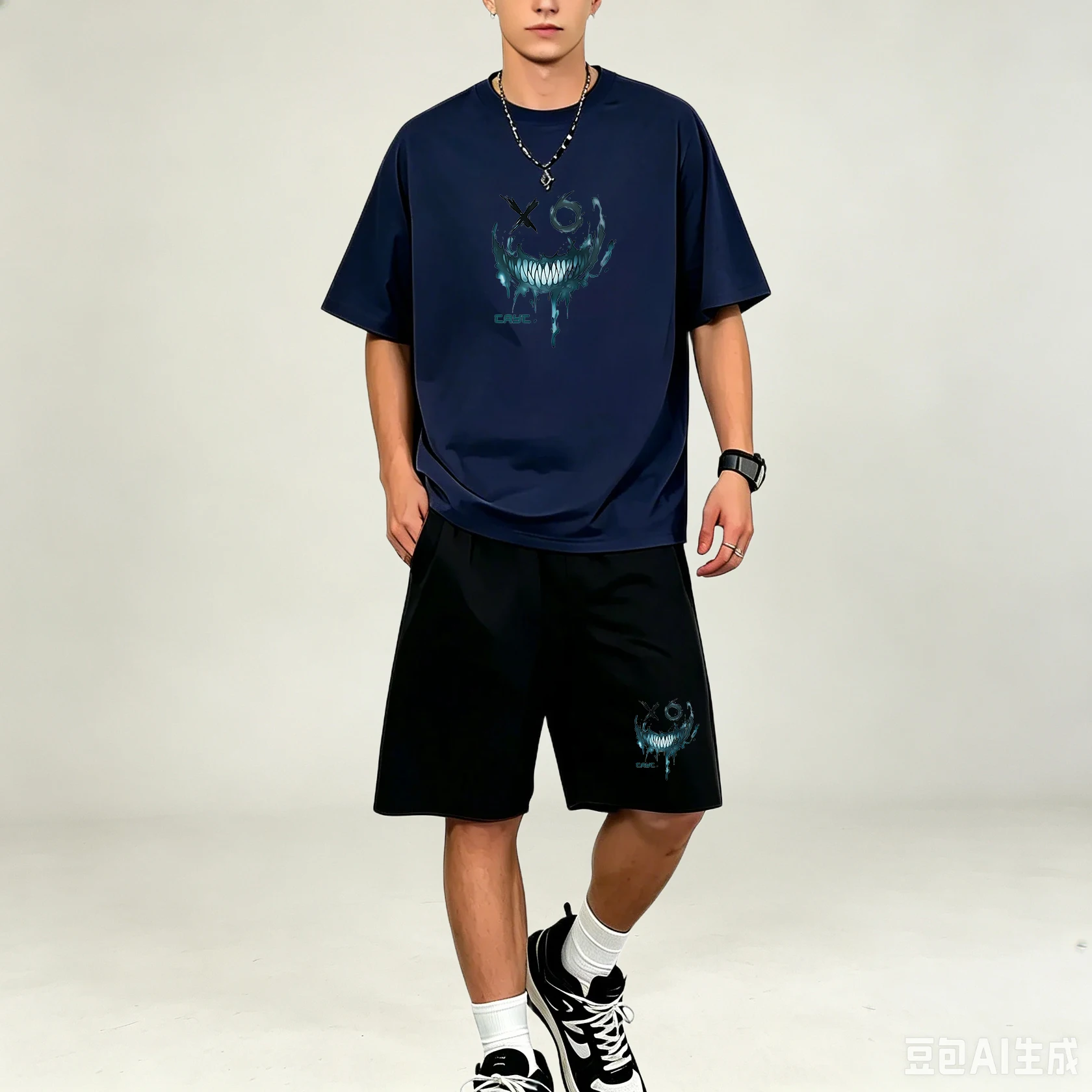 Summer Clothing Haul - Men T-Shirts Sets Quick Dry Breathable