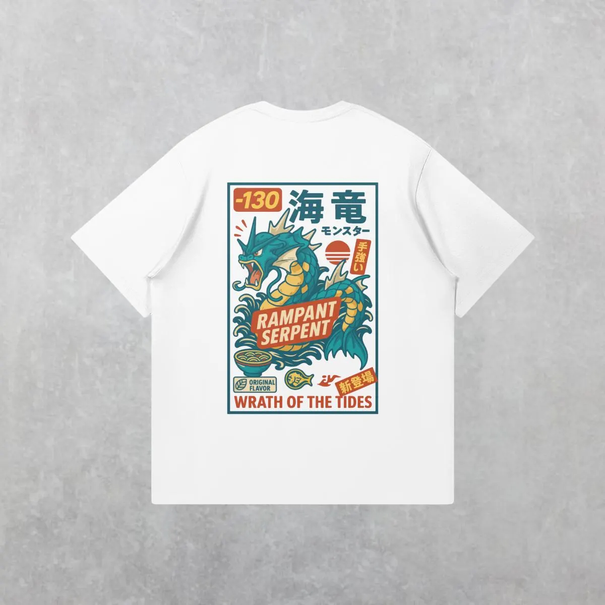 Japan Summer Clothing Women - Anime Pokémon Gyarados T-shirt Men and