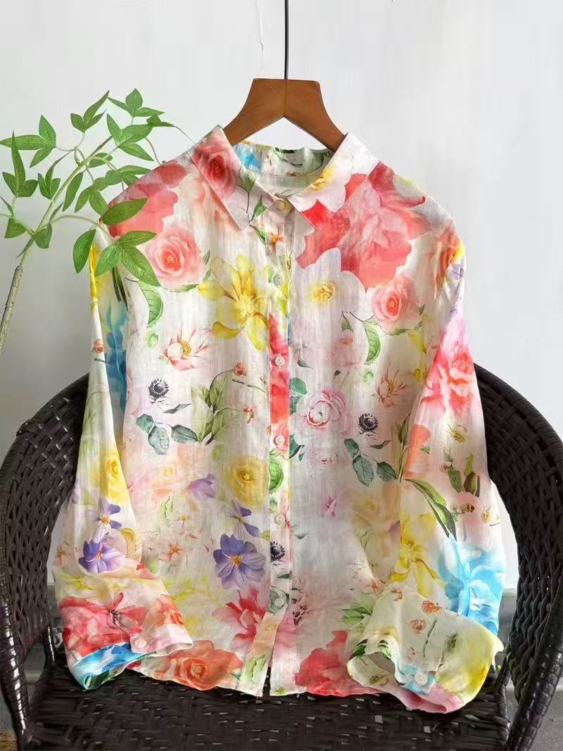 Summer Clothing Japan - 2026 Vintage clothing 100% ramie linen