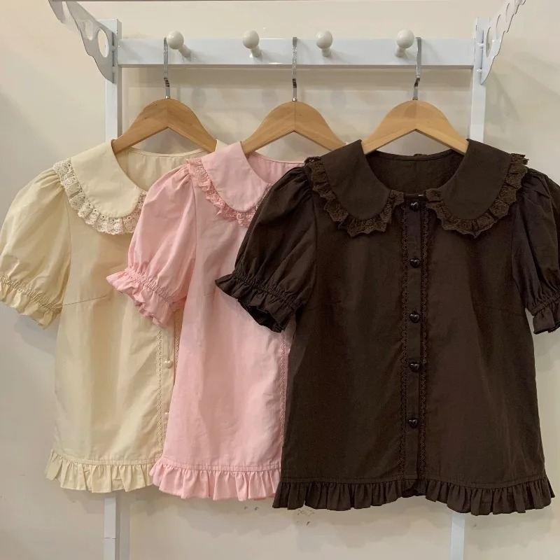 Summer Clothing Japan - Summer Japanese Kawaii Lolita Shirts Women