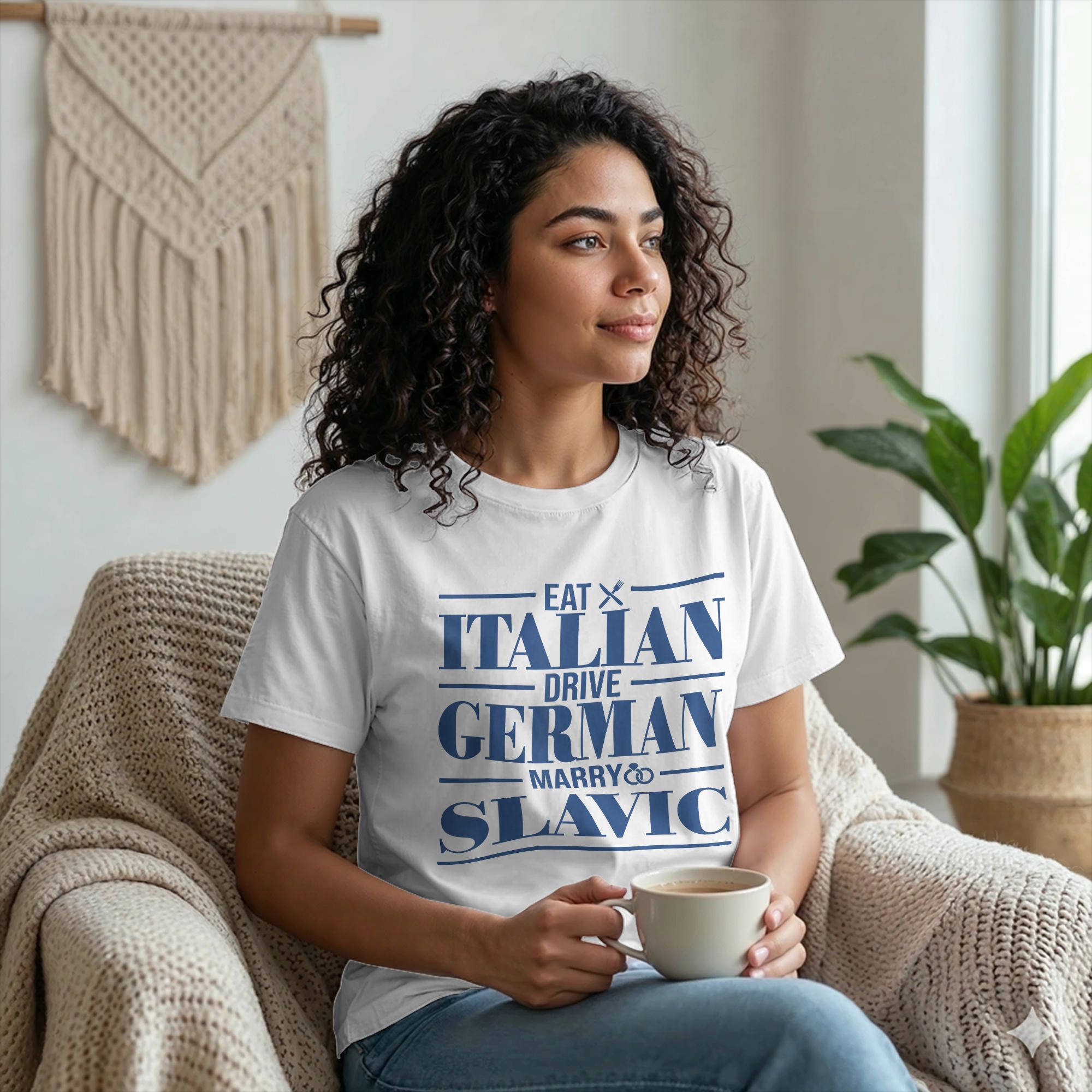 Summer Clothing Drive - Funny Eat Italian Drive German Marry