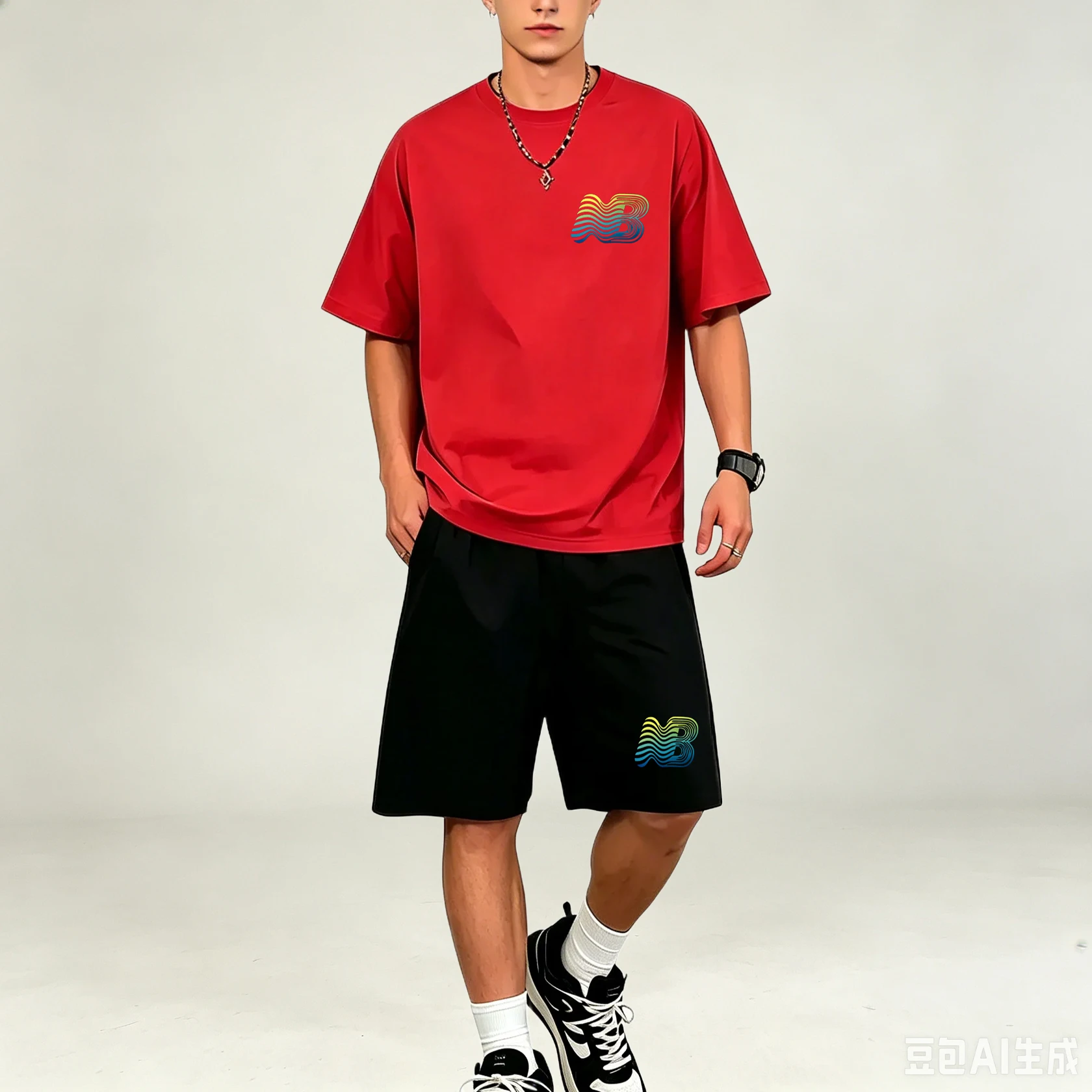 Summer Clothing Haul - Hot‑selling Daily Men T‑Shirts Sets O‑Neck