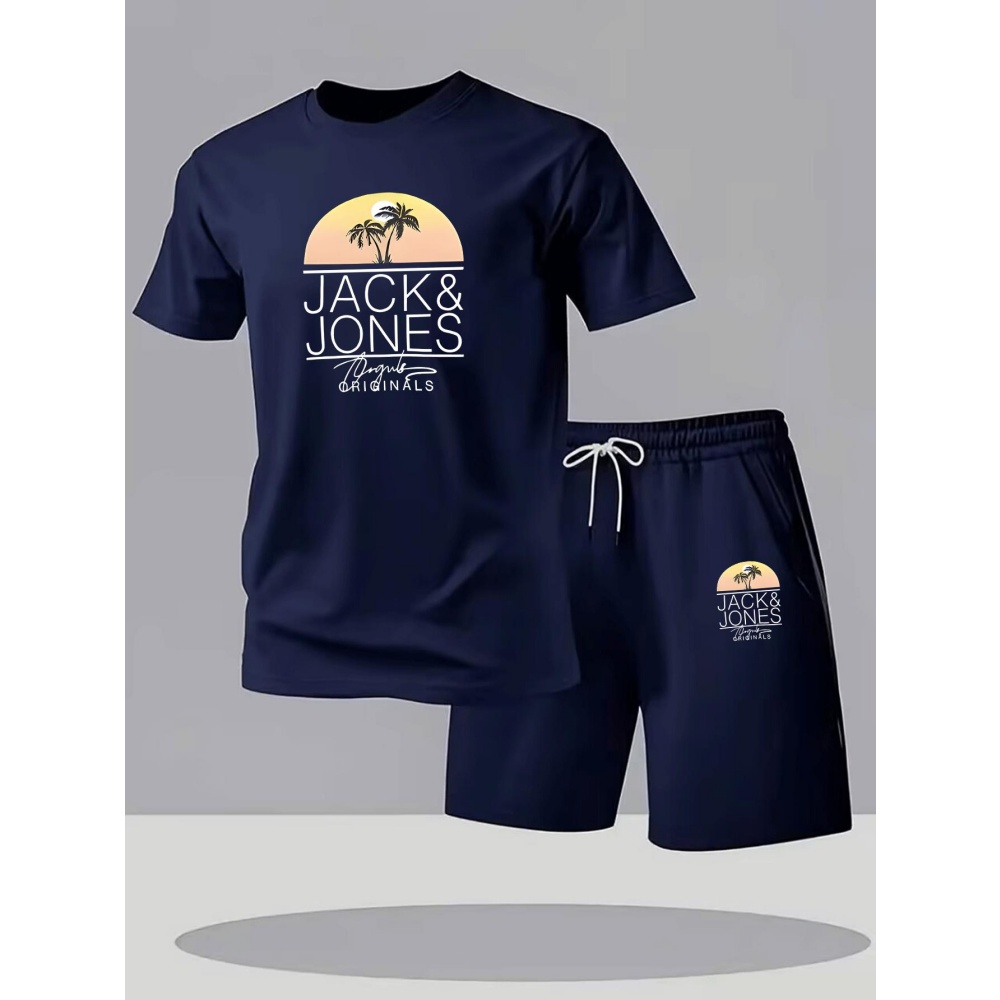 Summer Clothing Haul - Men's Fitness T-Shirts Sets Breathable Quick