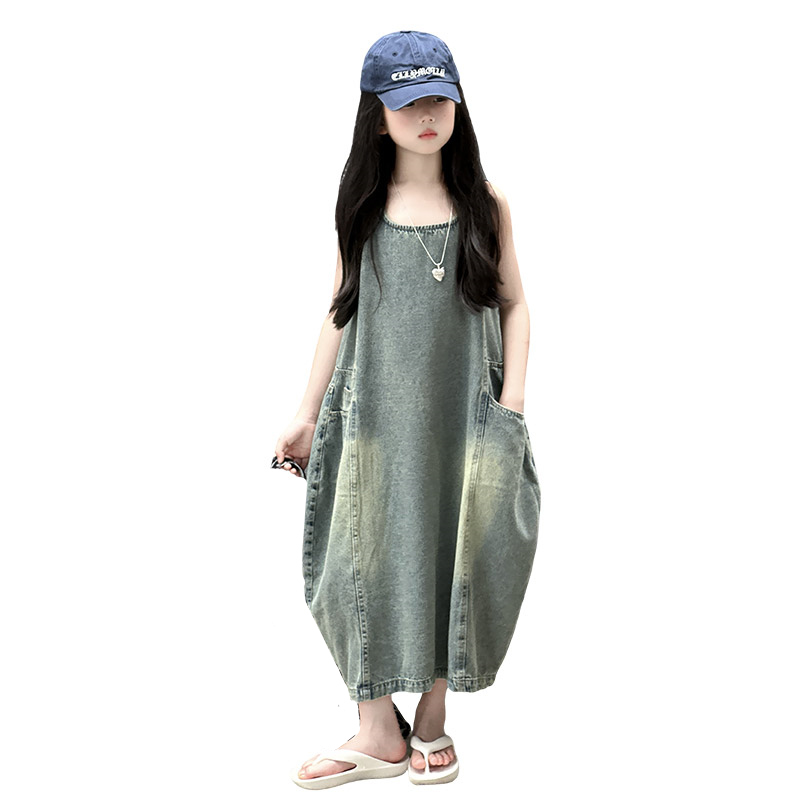 Yours Summer Clothing - Vintage Blue Children Girls High Quality