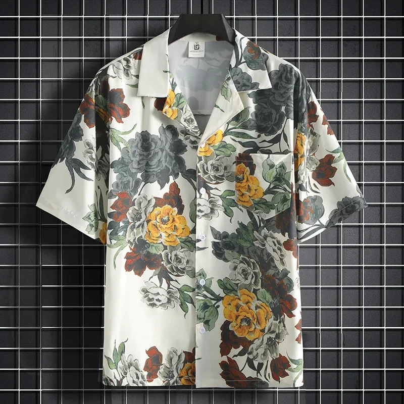 Summer Clothing Styles Men - Printed Shirt Men's Short Sleeved Shirt