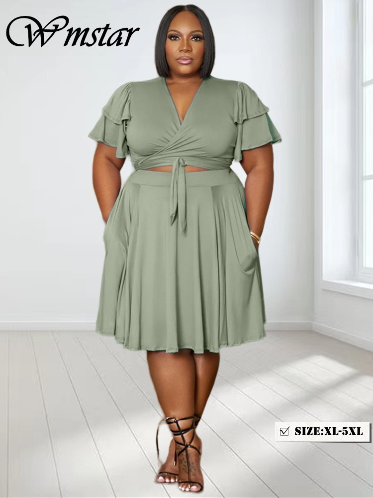 Summer Clothing Bundle - Wmstar 2 Two Piece Women Clothes