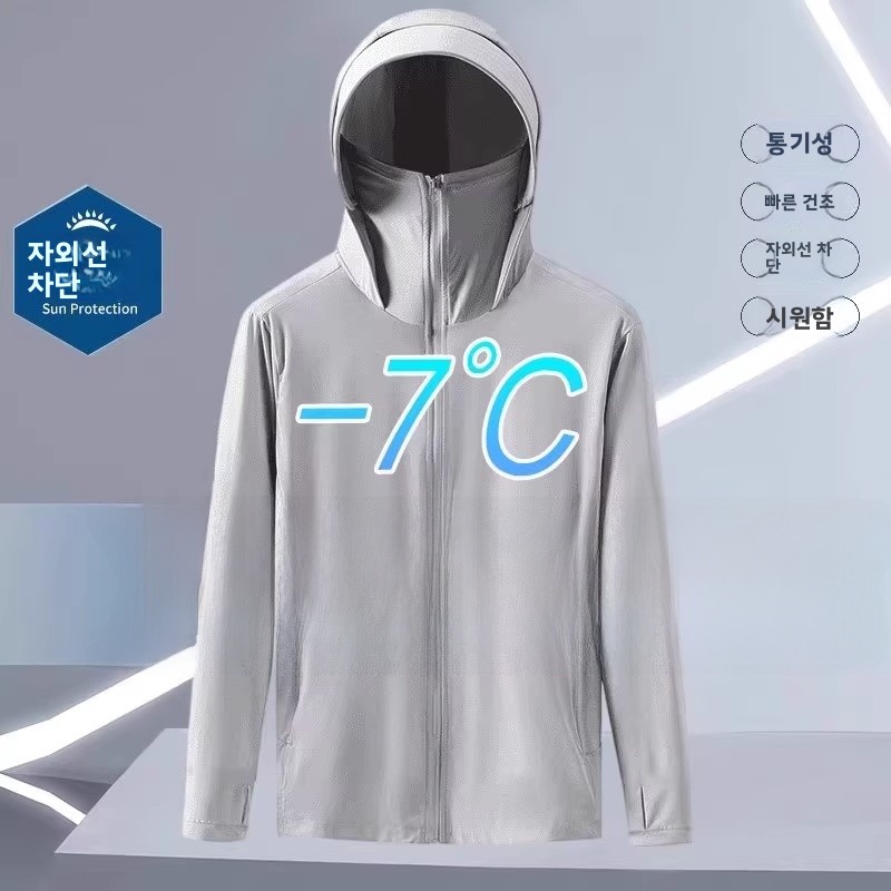 Summer Uv Clothing - Cool Feeling Long Sleeve Coat with