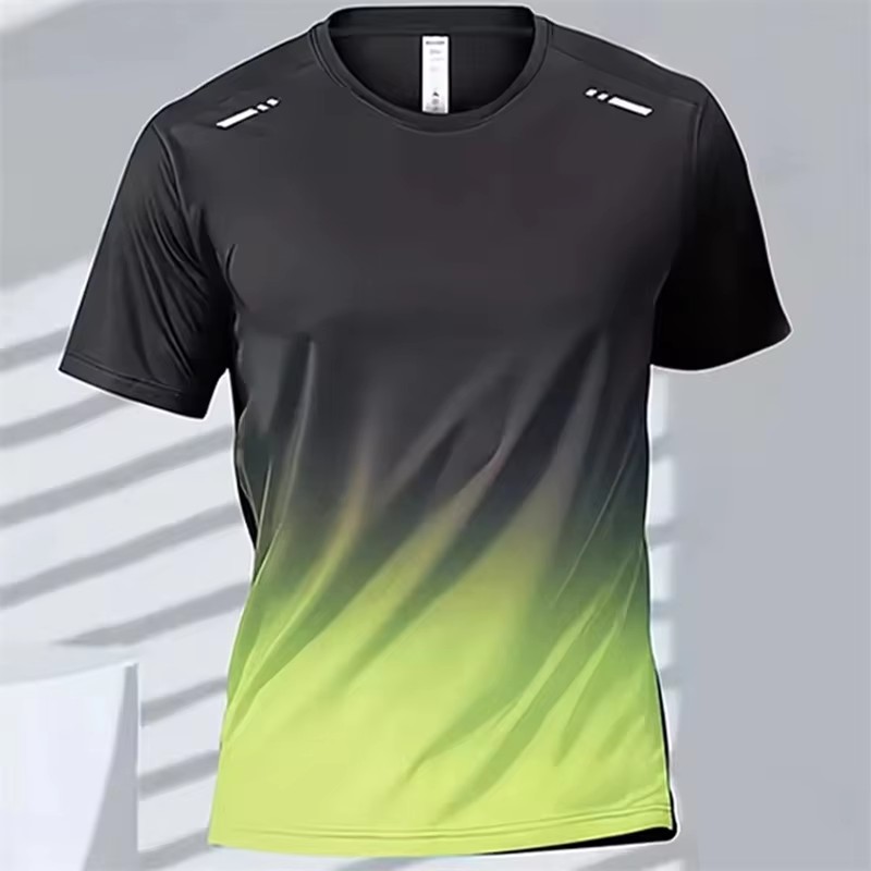 Summer Hiking Clothing - CHRLCK Men's Running Quick Drying T-shirts