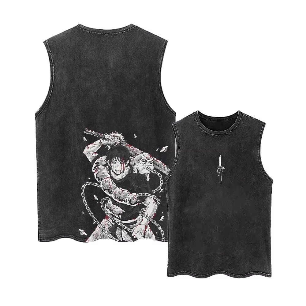 Japan Summer Clothing Women - 2026 Jujutsu Kaisen Summer Gym Vest