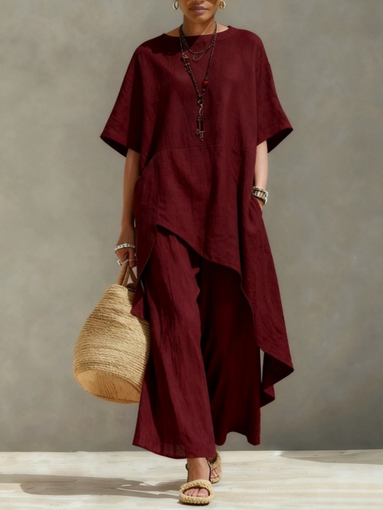 Women Cotton Linen Pant Sets 2 - Summer Linen Clothing For Women 评论和价格