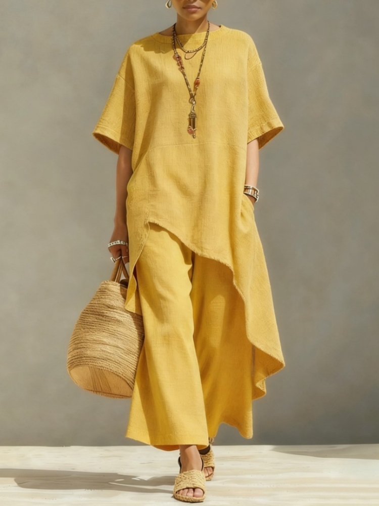 Women Cotton Linen Pant Sets 2 - Summer Linen Clothing For Women 评论和价格
