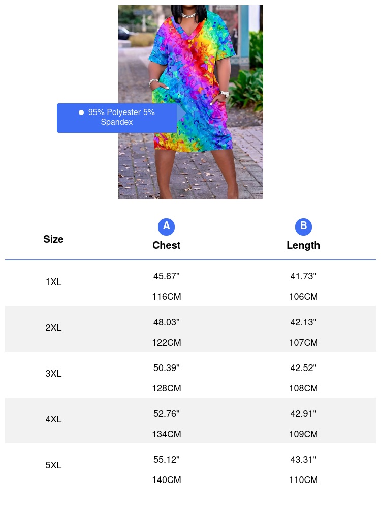 New 2025 Plus Size Casual Dres - Summer Clothing Colors 评论和价格