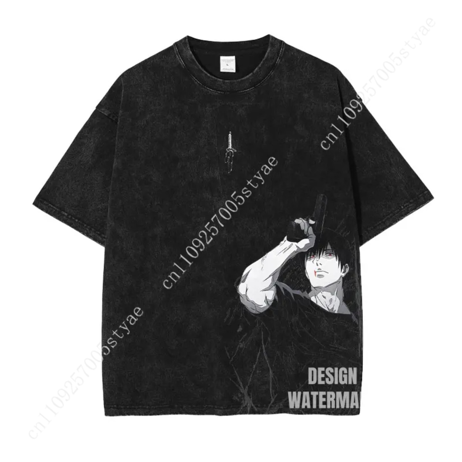 Gojo Satoru Graphic Tee  Anime - Yours Summer Clothing 评论和价格