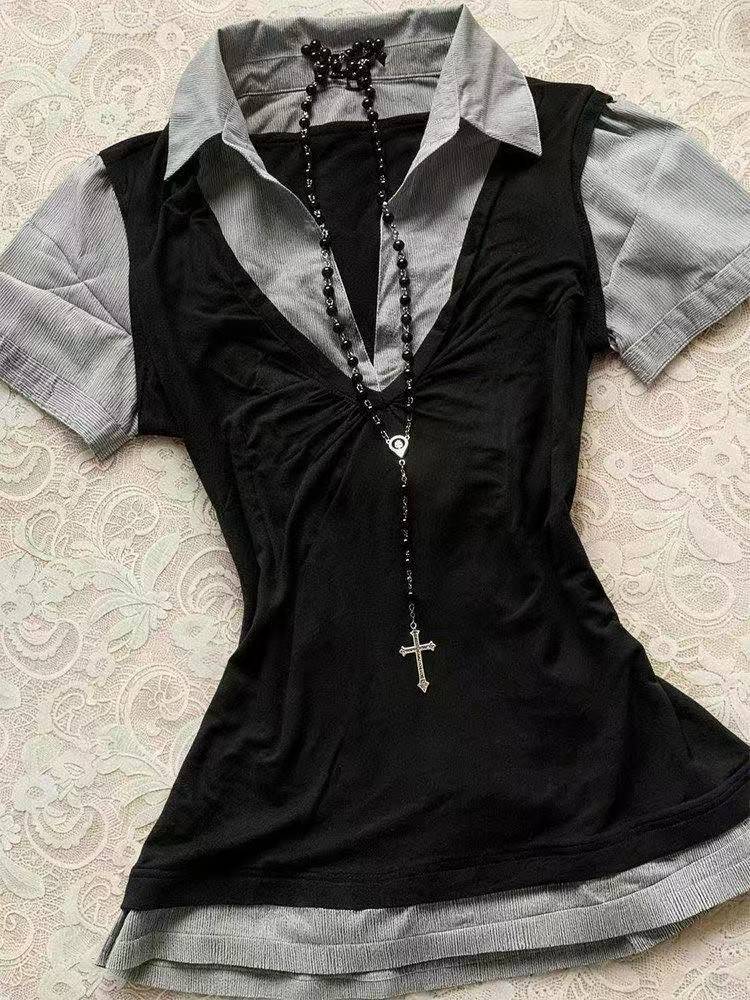 Fairy Grunge Aesthetic Tees Wo - Summer Clothing Japan 评论和价格