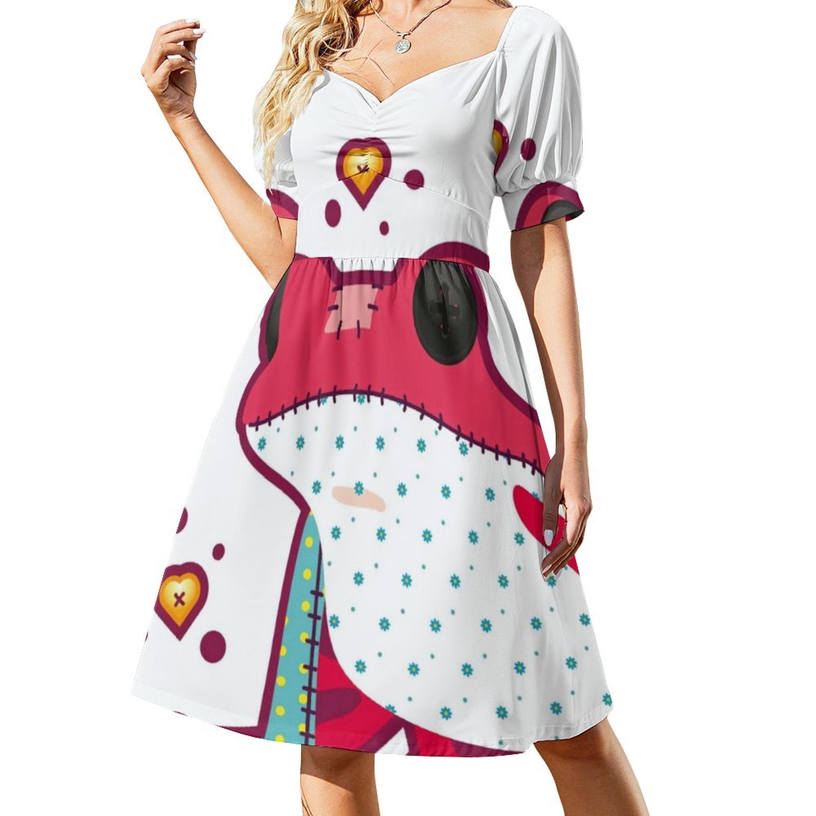 Ragdoll Frog Bohemian Sleevele - Summer Clothing For A Beach 评论和价格