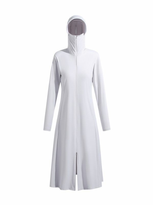 Long Lightweight Loose Ice Sil - Summer Uv Clothing 评论和价格