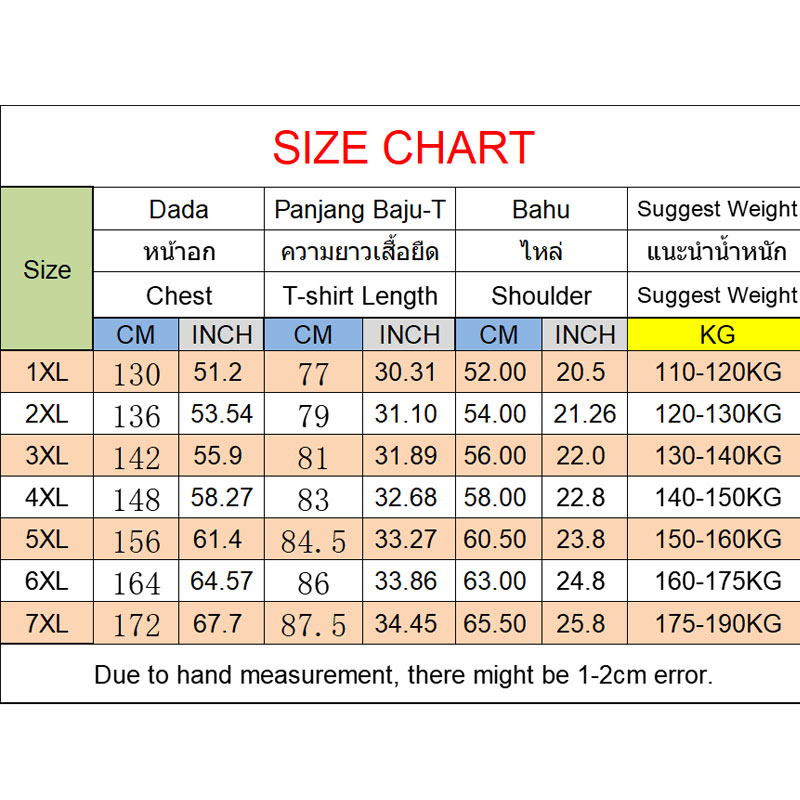 110-180kg Men's T-shirt Loose  - Yours Summer Clothing 评论和价格