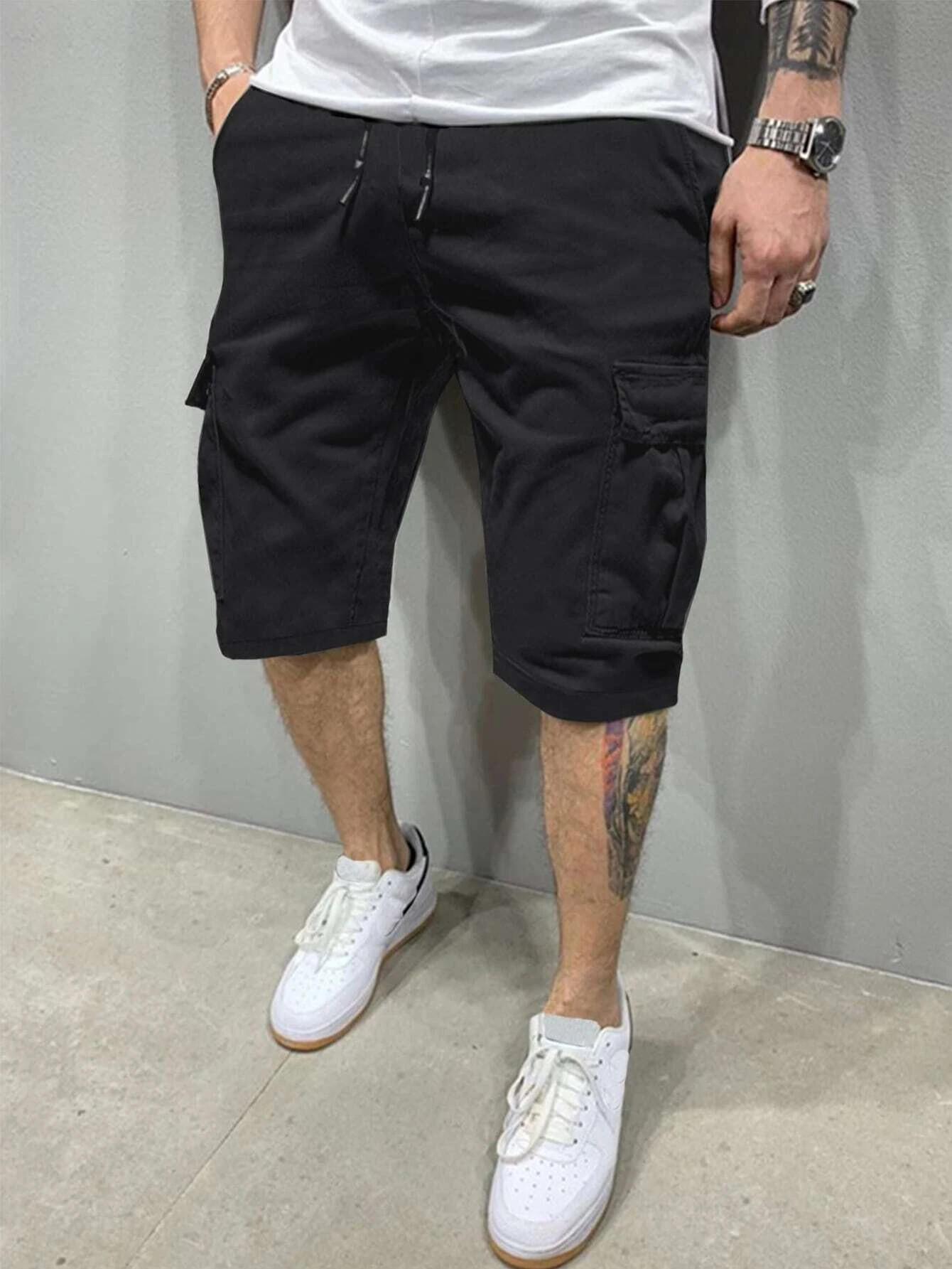 Summer men's cropped pants, fa - Summer Hiking Clothing 评论和价格