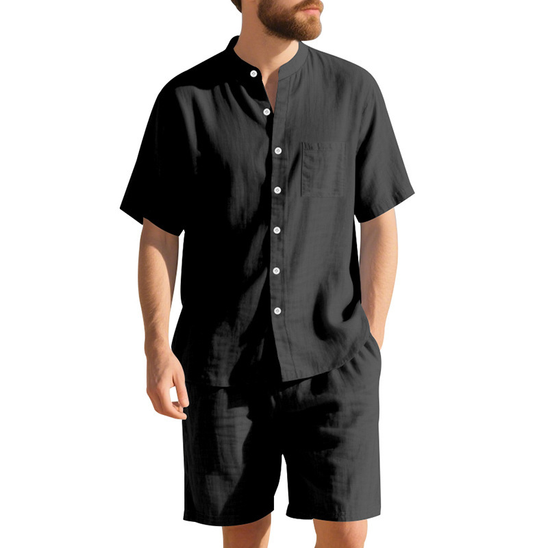 Summer Men's Linen Loose-Fit S - Summer Clothing For A Beach 评论和价格