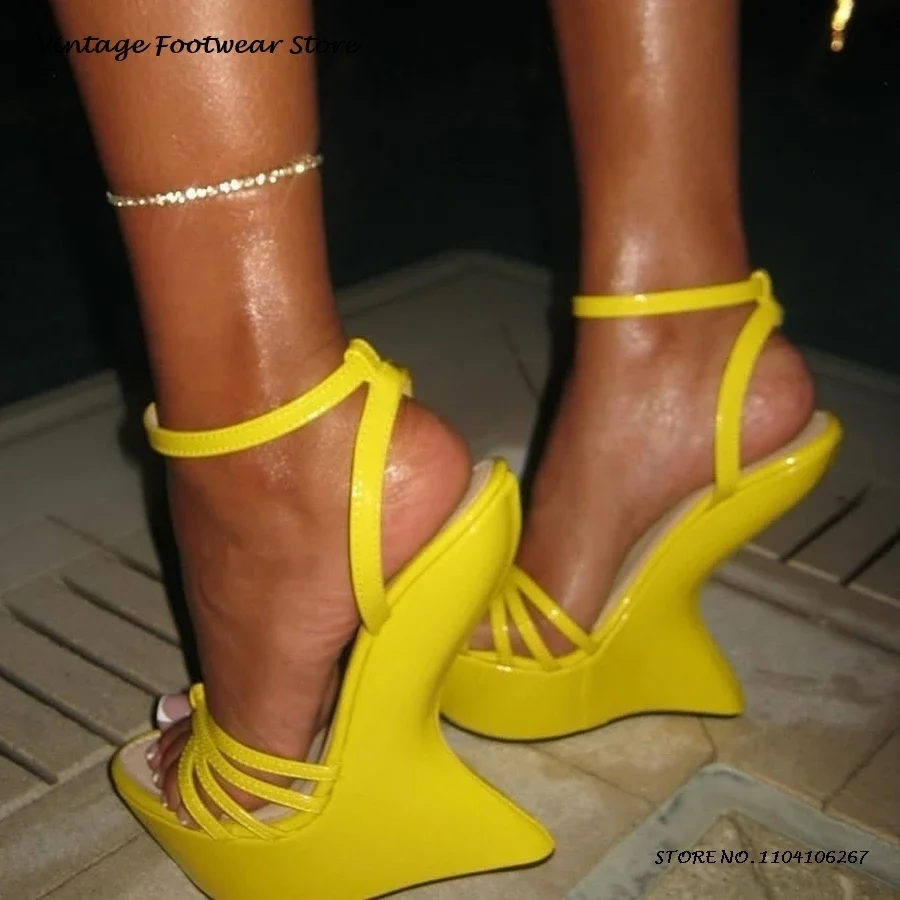 Candy Color Platform Strappy S - Summer Clothing Colors 评论和价格
