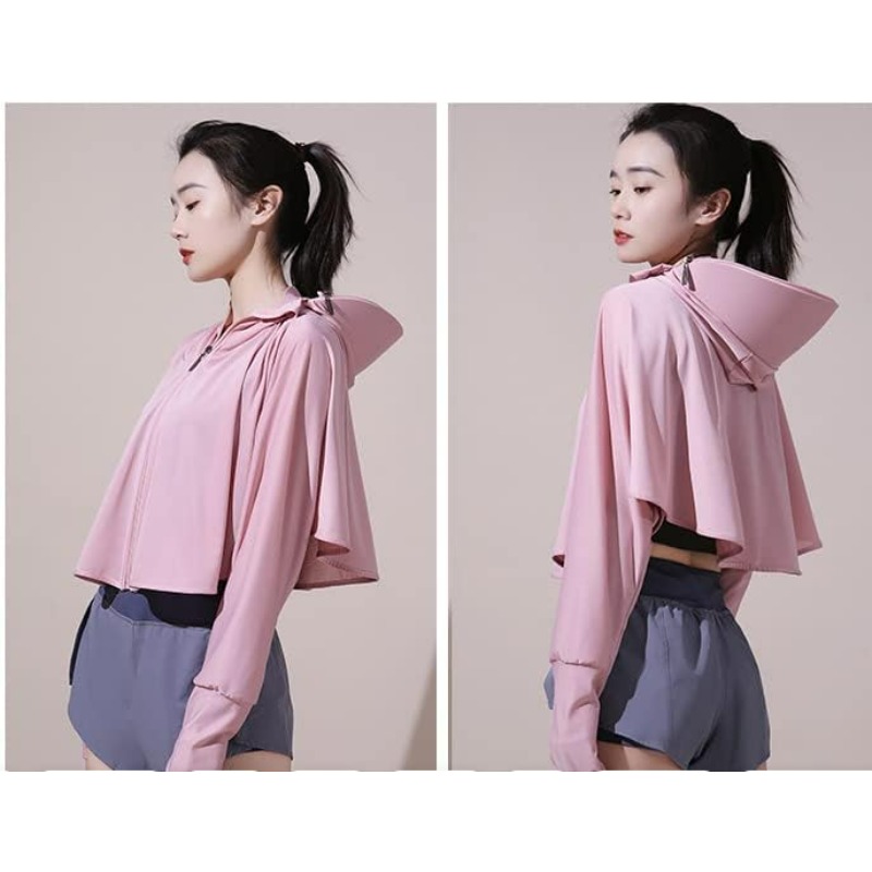 Ice Silk Women's Sun Protectio - Summer Uv Clothing 评论和价格