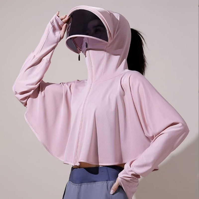 Ice Silk Women's Sun Protectio - Summer Uv Clothing 评论和价格