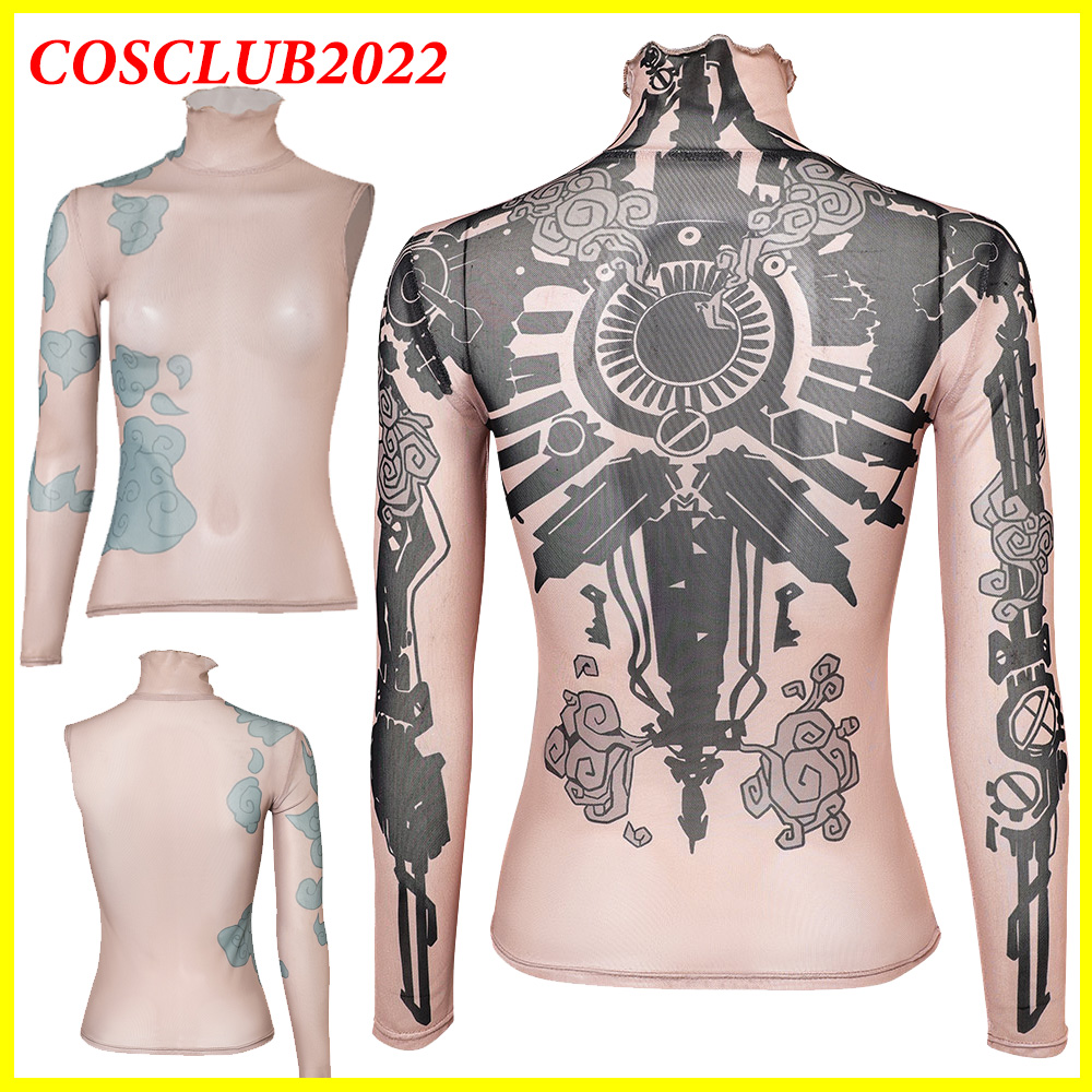 Women Arcane Jinx Cosplay Shir - Summer Clothing Europe 评论和价格