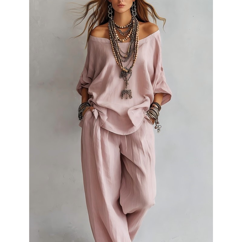 Summer New Casual Loose Linen  - Summer Linen Clothing For Women 评论和价格