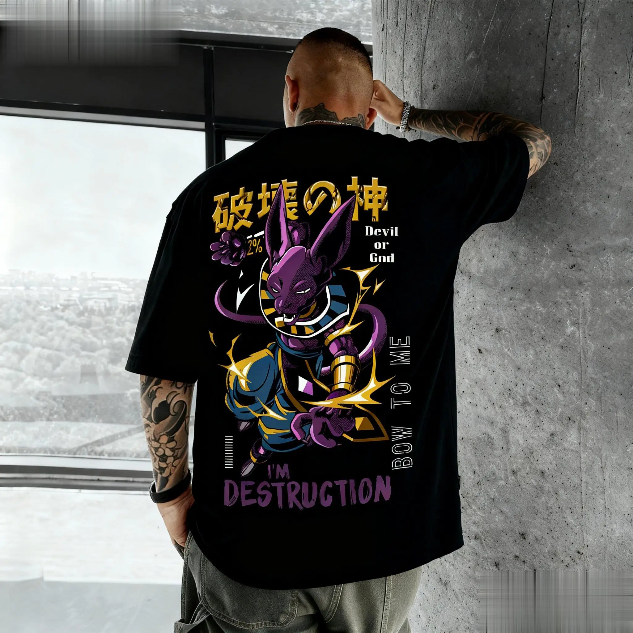 Dragon Ball Beerus Anime Graph - Japan Summer Clothing Women 评论和价格