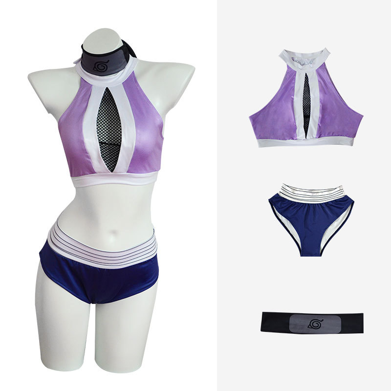 2 Styles Women Anime Style Bik - Halter Neck Top 评论和价格