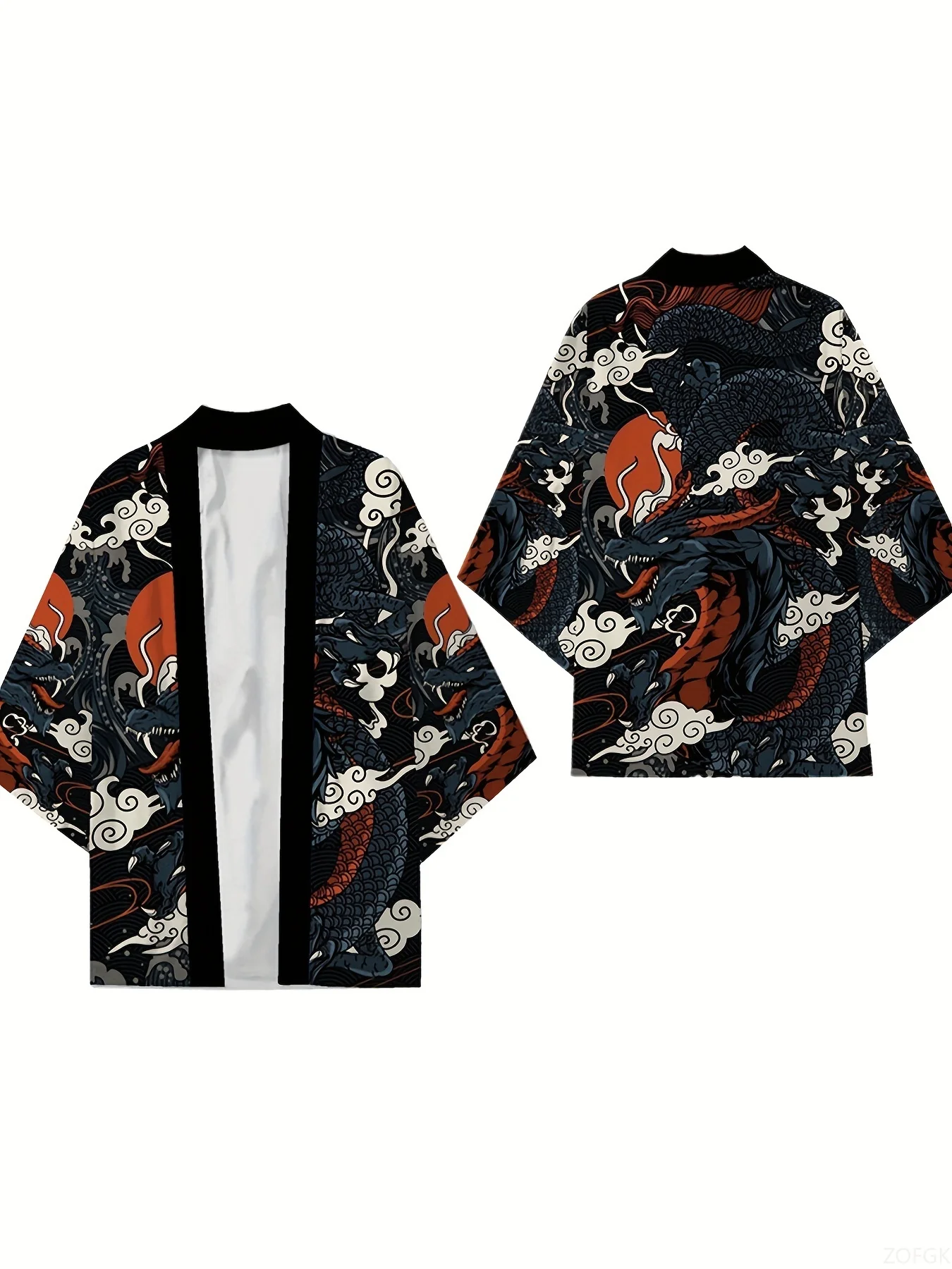 Unisex Kimono 3d Retro Long Pr - Yours Summer Clothing 评论和价格