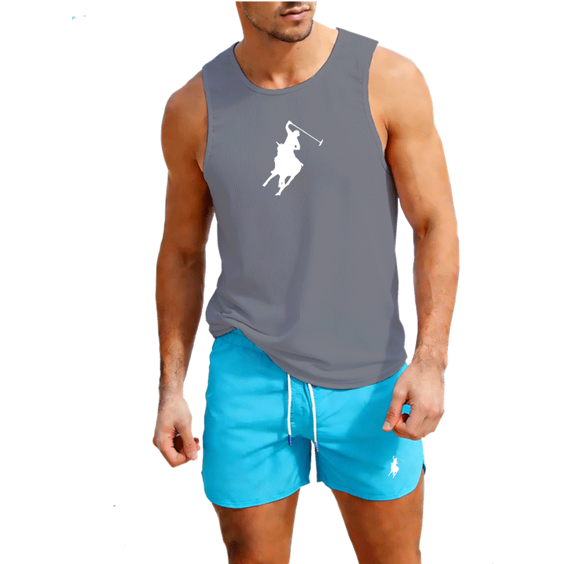 European Men Summer Vest and S - Summer Clothing 评论和价格