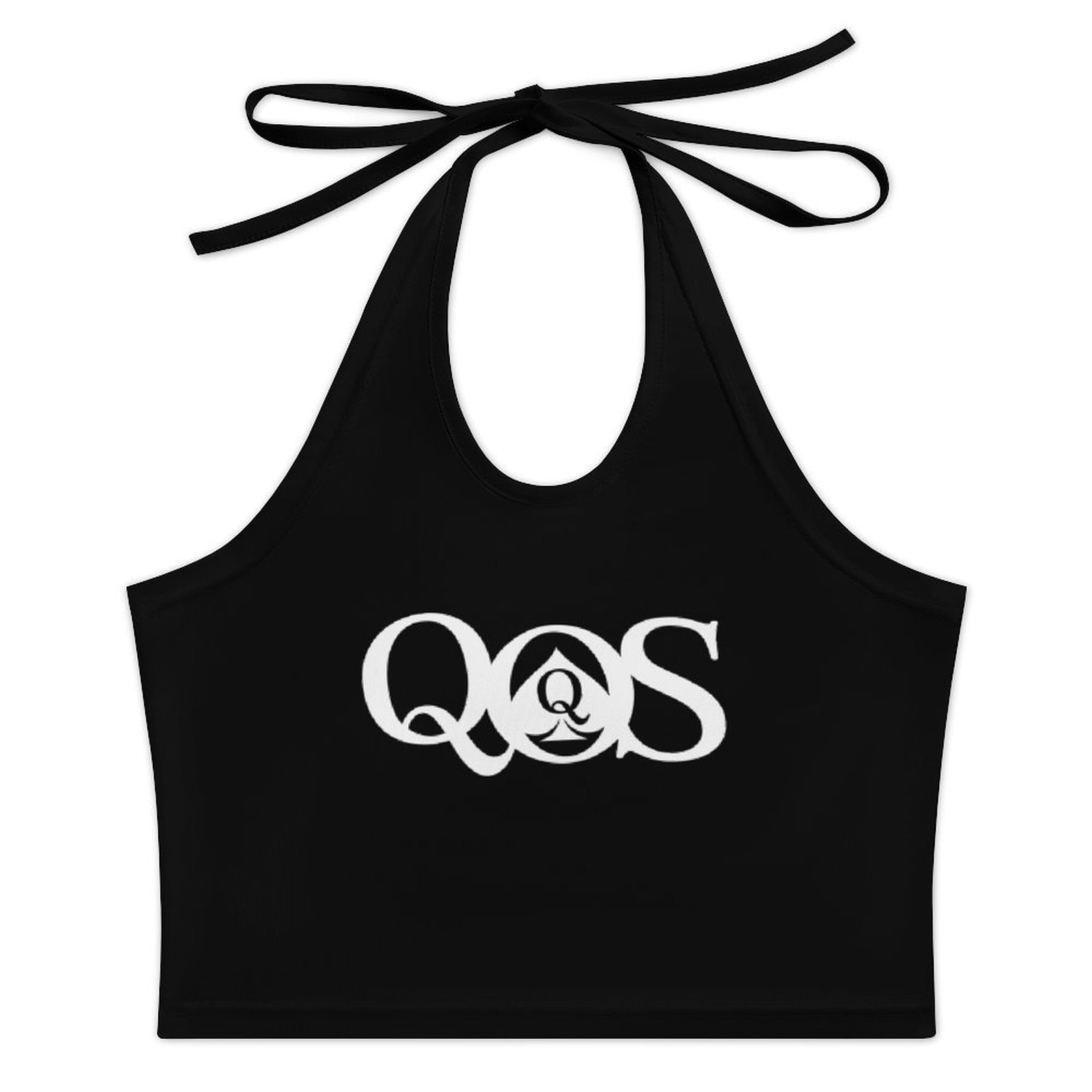 Women's QOS Print Tie Halter T - Halter Neck Top 评论和价格