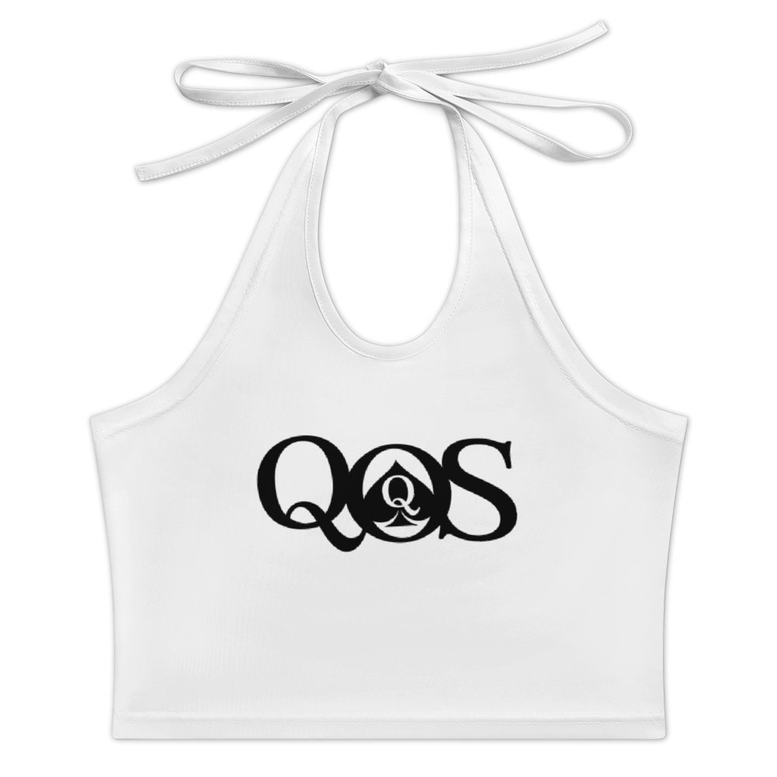 Women's QOS Print Tie Halter T - Halter Neck Top 评论和价格
