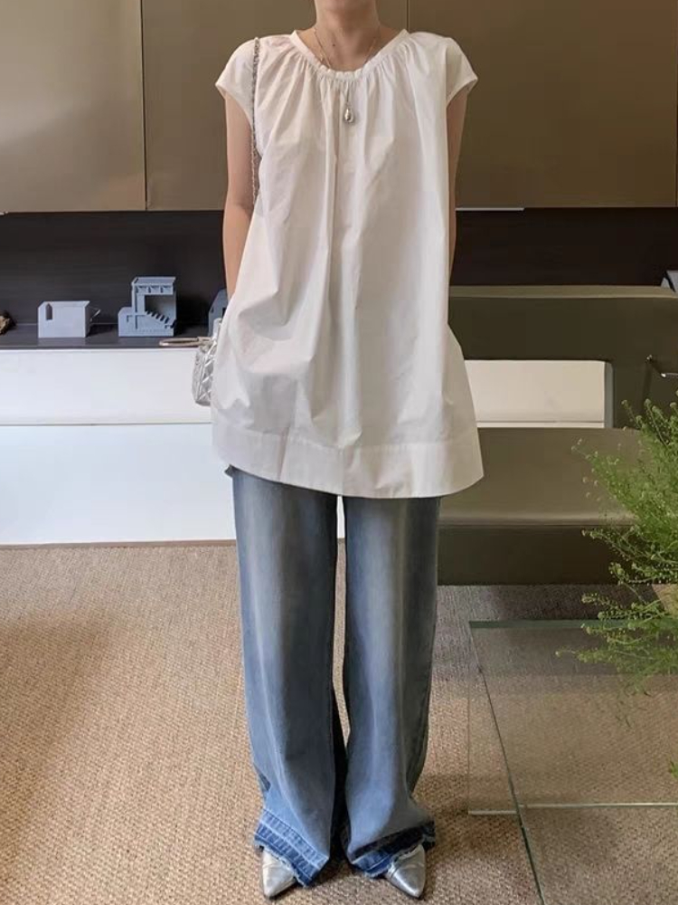 Sleeveless Blouses Women Vinta - Summer Linen Clothing For Women 评论和价格