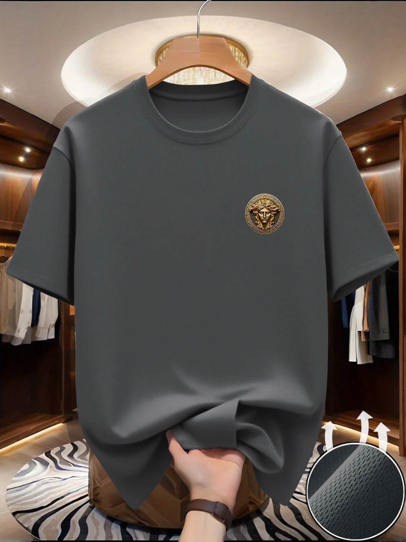 Men's Jewelry Girl Print T-shi - Summer Clothing Europe 评论和价格