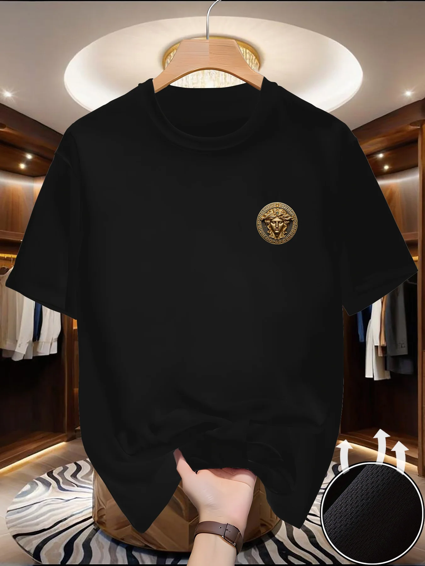 Men's Jewelry Girl Print T-shi - Summer Clothing Europe 评论和价格