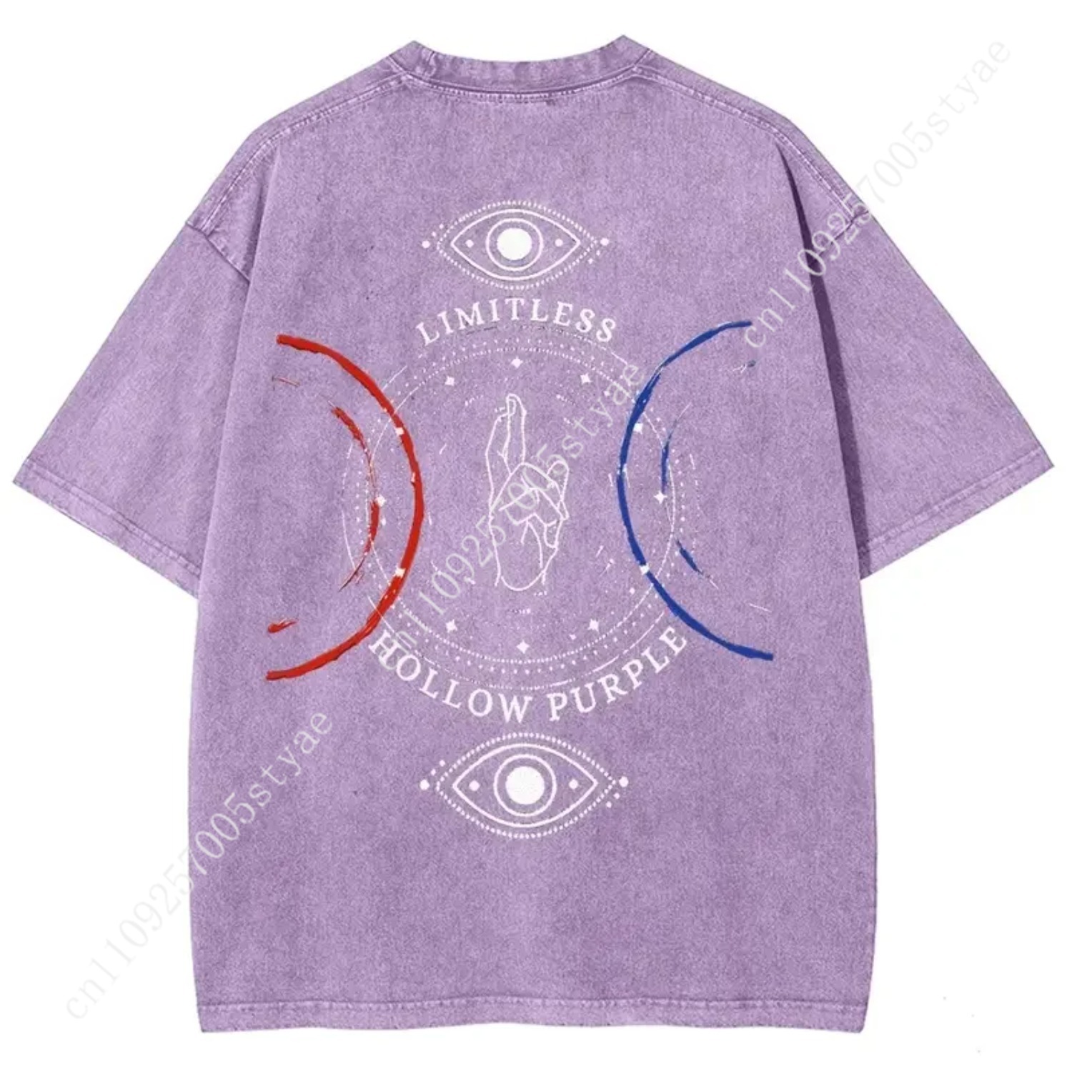 Anime  Gojo Satoru Print T-shi - Yours Summer Clothing 评论和价格