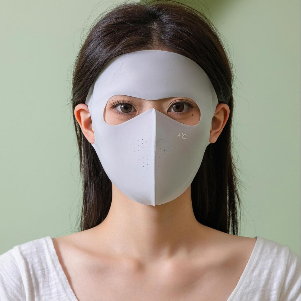 Polyester UPF50+ Sunscreen Mas - Summer Uv Clothing 评论和价格