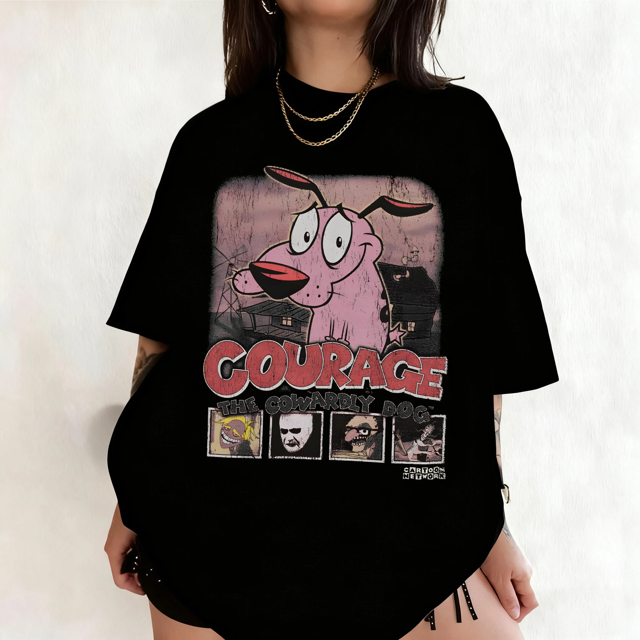 Summer Vintage Courage The Cow - Summer Clothing Cartoon 评论和价格