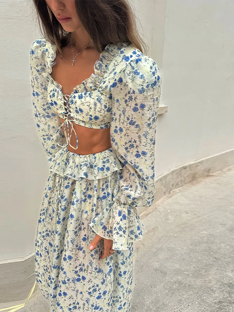 Retro Printed Short Top Jogger - Summer Clothing Europe 评论和价格