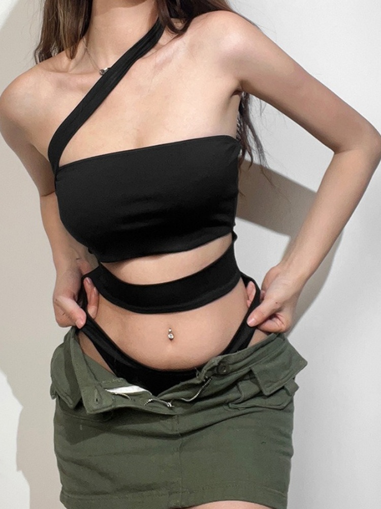 Solid Black Bodysuit Lingerie  - Summer Clothing Bundle 评论和价格
