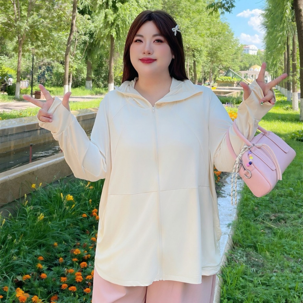 Fat Mm New Plus Size Ice Silk  - Summer Uv Clothing 评论和价格
