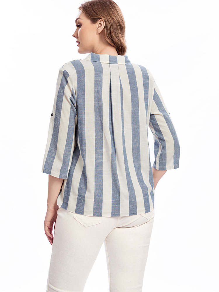Womens plus size woven lapel s - Summer Clothing Colors 评论和价格