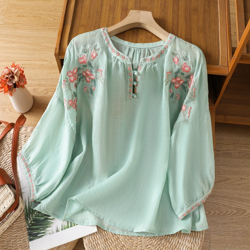 Chinese Style Women's Clothing - Summer Linen Clothing For Women 评论和价格