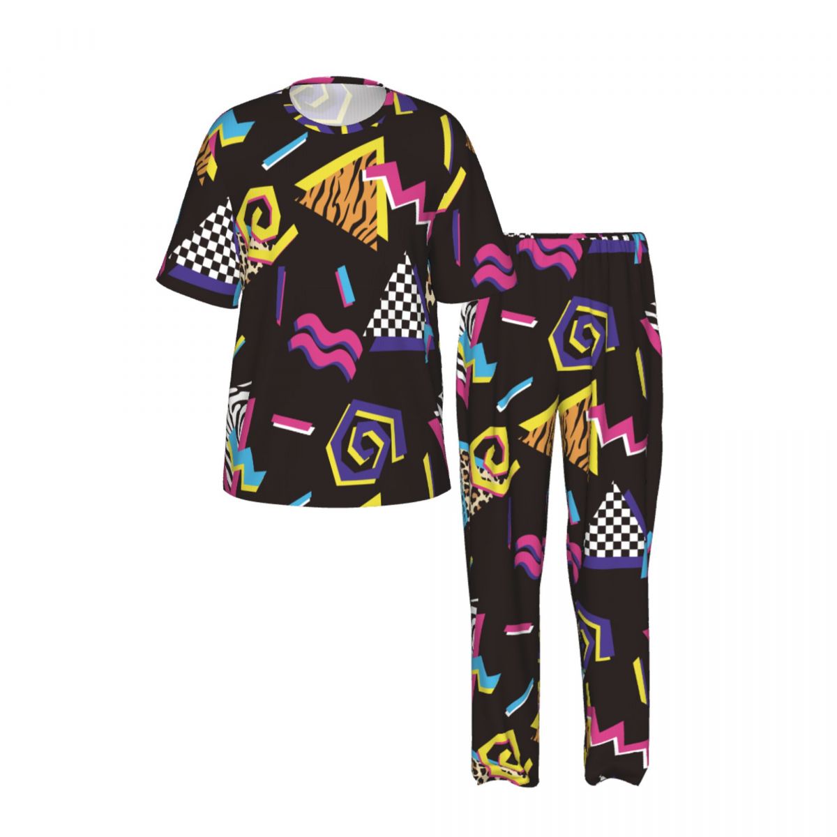 Men Pajamas Suit Short Sleeved - Summer Clothing Styles Men 评论和价格