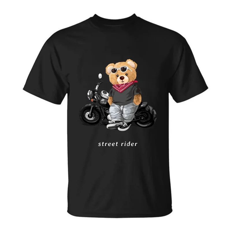 Motorcycle Lovers Street Teddy - Summer Knights Clothing 评论和价格