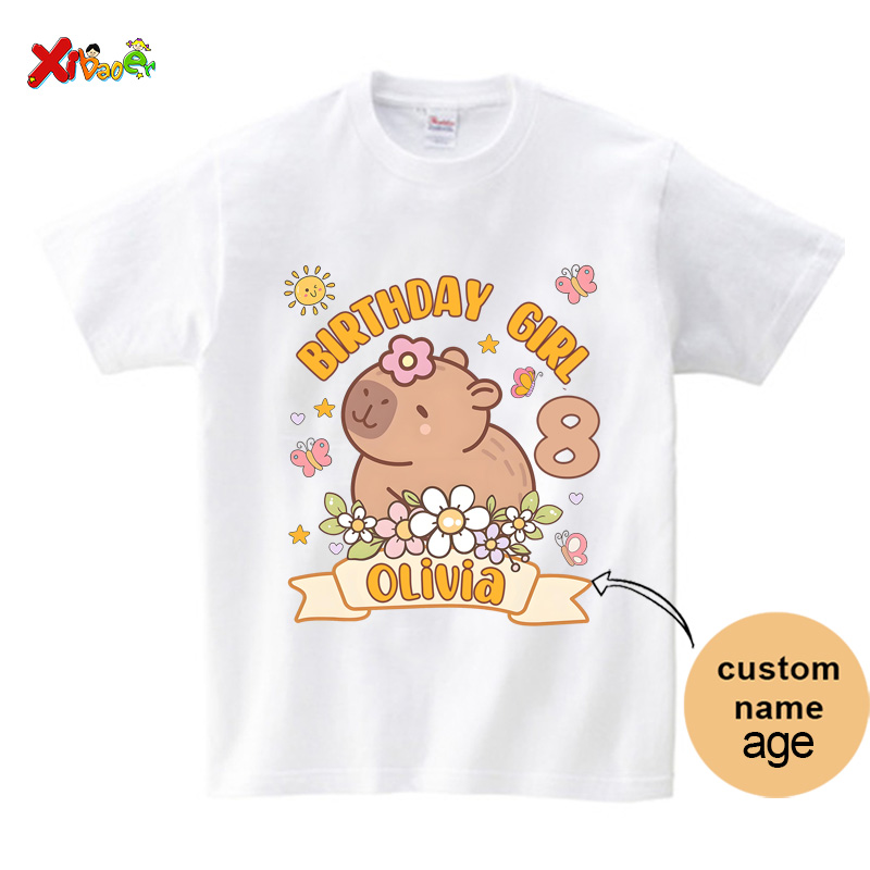 Custom Capybara Birthday Girl  - Summer Clothing Europe 评论和价格